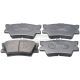 Bremsbeläge hinten passend für LEXUS ES, LEXUS HS, PONTIAC VIBE, TOYOTA AURION, TOYOTA AVALON, TOYOTA CAMRY, TOYOTA MARK X ZIO, TOYOTA MATRIX, TOYOTA RAV 4, TOYOTA SAI, TOYOTA (FAW) RAV4, TOYOTA (GAC) CAMRY