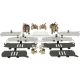 Montagesatz bremsbeläge hinten passend für LEXUS ES, TOYOTA CAMRY, TOYOTA COROLLA CROSS, TOYOTA RAV 4, TOYOTA Venza
