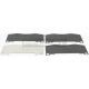 Montagesatz bremsbeläge hinten passend für LEXUS GX, TOYOTA 4 RUNNER, TOYOTA LAND CRUISER PRADO, TOYOTA LAND CRUISER VAN, TOYOTA (FAW) LAND CRUISER PRADO