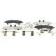Montagesatz bremsbeläge hinten passend für INFINITI G, INFINITI M, INFINITI M35, NISSAN FUGA, NISSAN MURANO, NISSAN NAVARA NP300, NISSAN PATHFINDER, NISSAN QASHQAI / QASHQAI +2, NISSAN SKYLINE, NISSAN (DFAC) MURANO