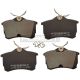 Bremsbeläge hinten - reparatursatz passend für AUDI A2, AUDI A3, AUDI TT, CITROEN BERLINGO, CITROEN BERLINGO / BERLINGO FIRST, CITROEN BERLINGO MULTISPACE, CITROEN C2, CITROEN C2 ENTERPRISE, CITROEN C3, CITROEN C3 AIRCROSS, CITROE