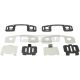 Montagesatz bremsbeläge hinten passend für MITSUBISHI LANCER, MITSUBISHI LANCER CARGO, MITSUBISHI MIRAGE, MITSUBISHI OUTLANDER