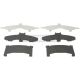 Montagesatz bremsbeläge hinten passend für MITSUBISHI ASX, MITSUBISHI LANCER, MITSUBISHI OUTLANDER, MITSUBISHI (GAC) ASX, MITSUBISHI (GAC) OUTLANDER