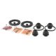 Bremssattel hinten, reparatursatz passend für LEXUS ES, MITSUBISHI ECLIPSE CROSS, MITSUBISHI OUTLANDER, MITSUBISHI (GAC) OUTLANDER, TOYOTA CAMRY