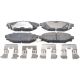Bremsbeläge hinten - reparatursatz passend für SUBARU BRZ, SUBARU EXIGA, SUBARU FORESTER, SUBARU IMPREZA, SUBARU LEGACY, SUBARU OUTBACK, SUBARU WRX, SUBARU XV