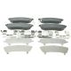 Bremsbeläge vorne - reparatursatz passend für SUBARU FORESTER, SUBARU IMPREZA, SUBARU LEGACY, SUBARU LEVORG, SUBARU OUTBACK, SUBARU PLEO, SUBARU TRIBECA, SUBARU WRX