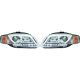 DESIGNSCHEINW.SET AUDI A4, passend für 04-07       KLARGLAS/CHROM
