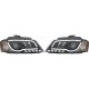 DESIGNSCHEINW.SET AUDI A3, passend für 08-12     KLARGLAS/SCHWARZ