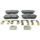 Bremsbeläge hinten - reparatursatz passend für HYUNDAI H-1, HYUNDAI H-1 / STAREX, HYUNDAI ix55, KIA CARNIVAL, KIA CARNIVAL / GRAND CARNIVAL, KIA SEDONA, KIA SORENTO, KIA (DYK) CARNIVAL