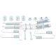 Bremsbacken montagesatz passend für HYUNDAI ACCENT, HYUNDAI H-1, HYUNDAI H-1 / STAREX, HYUNDAI i30, HYUNDAI ix35, HYUNDAI ix55, HYUNDAI TUCSON, HYUNDAI (BEIJING) ACCENT, HYUNDAI (BEIJING) ELANTRA, HYUNDAI (BEIJING) ELANTRA / LANGD