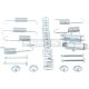 Bremsbacken montagesatz passend für GENESIS G70, GENESIS G80, GENESIS G90/G90L, HYUNDAI COUPE, HYUNDAI ELANTRA, HYUNDAI EQUUS / CENTENNIAL, HYUNDAI GENESIS, HYUNDAI GRANDEUR, HYUNDAI H-1, HYUNDAI H-1 / STAREX, HYUNDAI i10, HYUNDAI