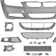 DESIGNSTOßST. VORN E90/91, passend für 08-12         LIM./TOURING