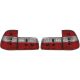 DESIGNRÜCKLEUCHT.SET  E39, passend für 95-00   KLARGLAS ROT-WEISS