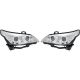 DESIGNSCHEINWERF.SET  E60, passend für 08-10     KLARGLAS/CHROME