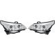 DESIGNSCHEINWERF.SET  E60, passend für 08-10     KLARGLAS/CHROME