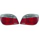 DESIGNRÜCKLEUCHT.SET  E60, passend für 03-07            ROT-CHROM