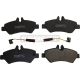 Bremsbeläge hinten passend für MERCEDES-BENZ SPRINTER 3,5-t, MERCEDES-BENZ SPRINTER 3-t, MERCEDES-BENZ SPRINTER 4,6-t, MERCEDES-BENZ SPRINTER 5-t, VW CRAFTER 30-35, VW CRAFTER 30-50