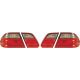 DESIGNRÜCKLAMP. SET  W210, passend für 95-02             ROT-GRAU