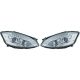 DESIGNSCHEINWERF.SET W221, passend für 06-09       KLARGLAS/CHROM