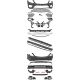 STOßSTANGEN SET      W222, passend für 13-17      SPORT S65-OPTIK