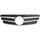 KÜHLERGRILL KPL.  DB W203, passend für 00-07        CHROM/SCHWARZ