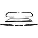 AERO SPOILER SET,W117/C117 passend für 16-18,            SCHWARZ,