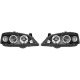 DESIGNSCHEINWF.SET  ASTRA, passend für 97-04     SCHWARZ KLARGLAS