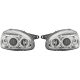 DESIGNSCHEINWF. SET CORSA, passend für 93-00       CHROM KLARGLAS