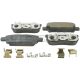 Bremsbeläge hinten - reparatursatz passend für CHRYSLER 200, CHRYSLER SEBRING, DODGE AVENGER, DODGE CALIBER, JEEP COMPASS, JEEP PATRIOT, MITSUBISHI LANCER