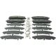 Bremsbeläge vorne - reparatursatz passend für CHRYSLER GRAND VOYAGER, CHRYSLER PACIFICA, CHRYSLER PACIFICA / VOYAGER, DODGE JOURNEY, JEEP GLADIATOR, JEEP WRANGLER