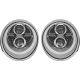 DESIGNSCHEINW.SET  PORSCHE passend für 04-09      KLARGLAS/SILBER