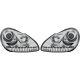 DESIGNSCHEINW.SET CAYENNE, passend für 03-07            DRL-LOOK,
