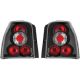 DESIGNRÜCKLAMP. SET  LUPO, passend für 97-05     KLARGLAS/SCHWARZ
