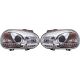 DESIGNSCHEINW. SET GOLF IV passend für 97-03   KLARGL.CHROM H1/H1
