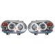 DESIGNSCHEINWERF.SET GOLF, passend für 97-03       KLARGLAS/CHROM