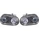 DESIGNSCHEINWF. SET  GOLF, passend für 97-03    SCHWARZ  R32 LOOK