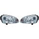 DESIGNSCHEINWF.SET GOLF 5, passend für 03-08       KLARGLAS/CHROM