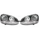 DESIGNSCHEINWF.SET GOLF 5, passend für 03-08     KLARGLAS/SCHWARZ