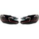 DESIGNSCHEINW. SET GOLF 6, passend für 08-12         ROTE LEISTE,