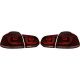DESIGNRÜCKLAMP.SET GOLF 6, passend für 08-12  R20 LOOK/DUNKEL ROT