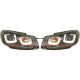 DESIGNSCHEINWF.SET GOLF 6, passend für 08-12     KLARGL./SCHWARZ,
