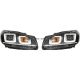 DESIGNSCHEINWF.SET GOLF 6, passend für 08-12     KLARGL./SCHWARZ,
