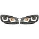DESIGNSCHEINWF.SET GOLF 6, passend für 08-12     KLARGL./SCHWARZ,