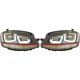 DESIGNSCHEINWF.SET GOLF 7, passend für 12-17 SCHWARZ/ROTER LEISTE