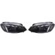 DESIGNSCHEINW.SET GOLF 7.5 passend für 17-20      H7/H7; SCHWARZ;