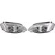 DESIGNSCHEINW.SET GOLF 7.5 passend für 17-20      VOLL LED;CHROM,