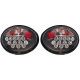 DESIGNRÜCKLAMP.SET BEETLE, passend für 98-05                  LED