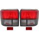 DESIGNRÜCKLAMPEN SET   T4, passend für 90-03             KLARGLAS