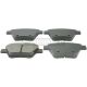 Bremsbeläge hinten passend für AUDI A1, AUDI A3, SEAT ALTEA, SEAT ALTEA XL, SEAT LEON, SKODA OCTAVIA, SKODA SUPERB, SKODA YETI, SKODA (SVW) OCTAVIA, SKODA (SVW) YETI, VW BEETLE, VW CADDY, VW EOS, VW GOLF, VW GOLF VAN, VW JETTA, VW