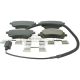 Bremsbeläge hinten - reparatursatz passend für AUDI A6, AUDI A6 Allroad, AUDI A8, AUDI (FAW) A6L, VW CALIFORNIA, VW MULTIVAN, VW TRANSPORTER, VW TRANSPORTER T6 / CARAVELLE